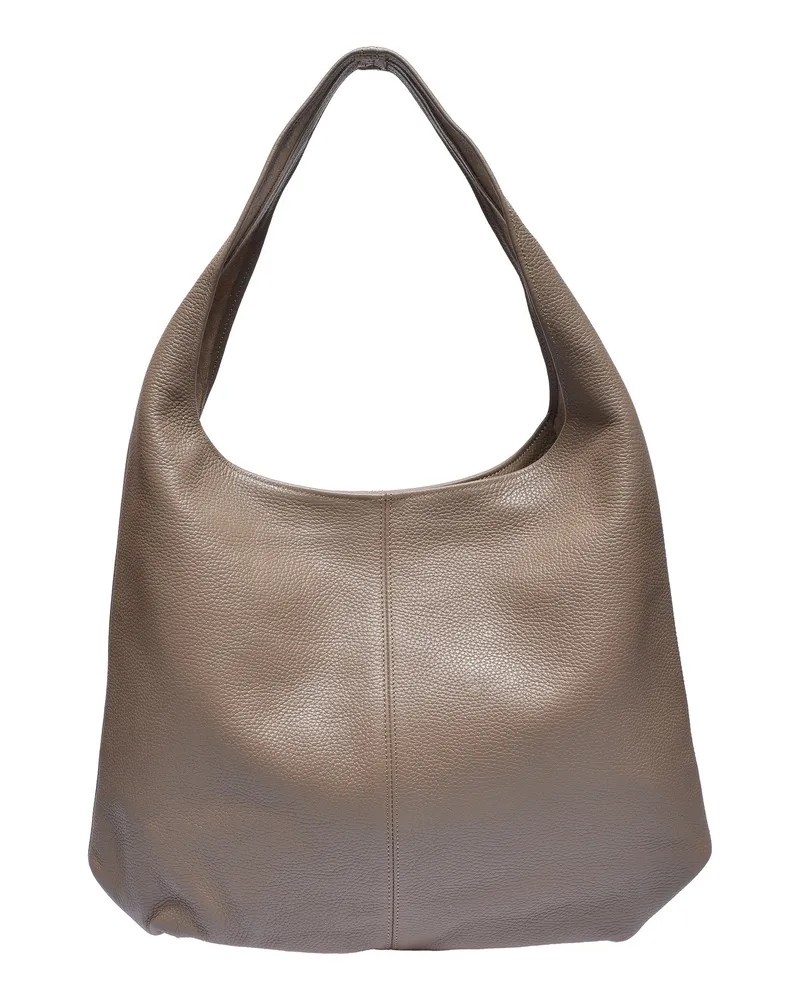 Anna Luchini Beige Rindsledertasche Beige