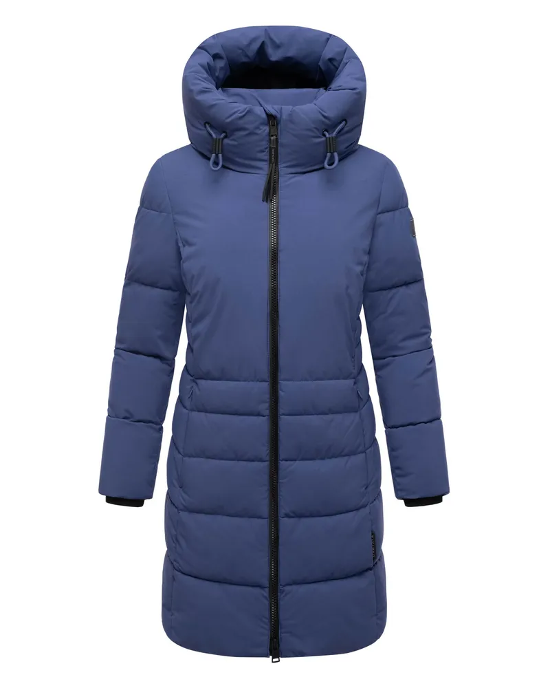 NAVAHOO Damen Steppmantel Mondnebel XIV – warm, stilvoll & funktional Blau