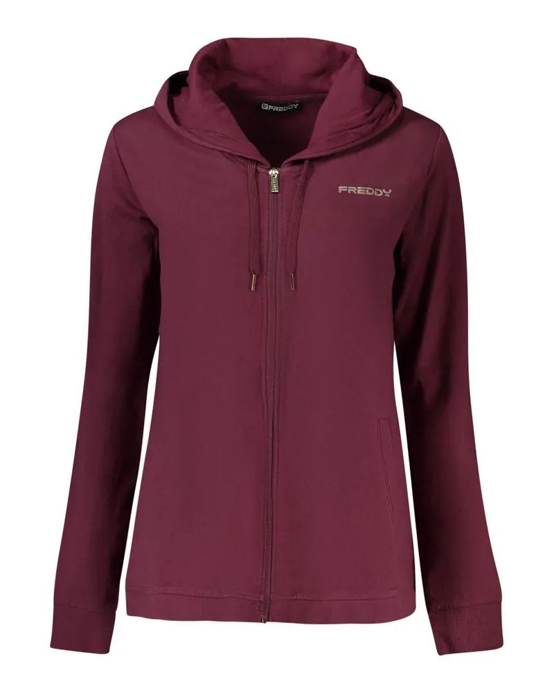 Freddy Damen-Sweatshirt aus Baumwolle (Viola) - Rot Rot
