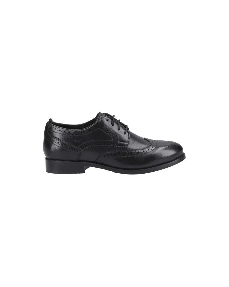 Hush Puppies Natalia" Halbschuhe für Damen, Leder (Schwarz/Schwarz Schwarz