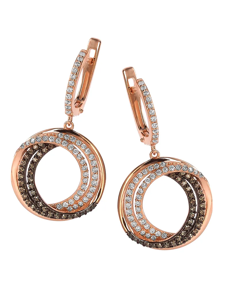 Orphelia Alina' Tropfenohrringe aus 925er Sterlingsilber für Damen - Rosé ZO-7055 Rosé