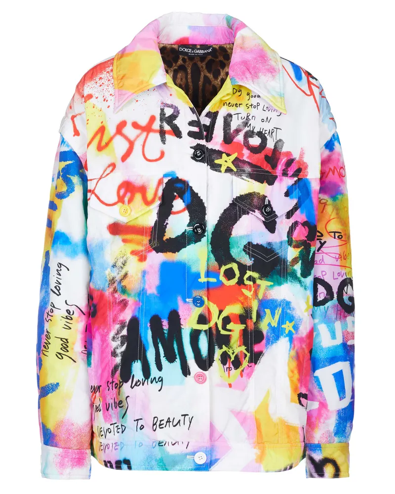 Dolce & Gabbana Jacke Mehrfarbig
