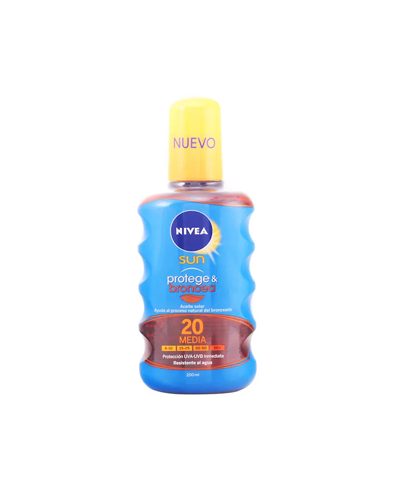 Nivea Sonnenschutz- Und Bräunungsöl Spf20, 200 ml 