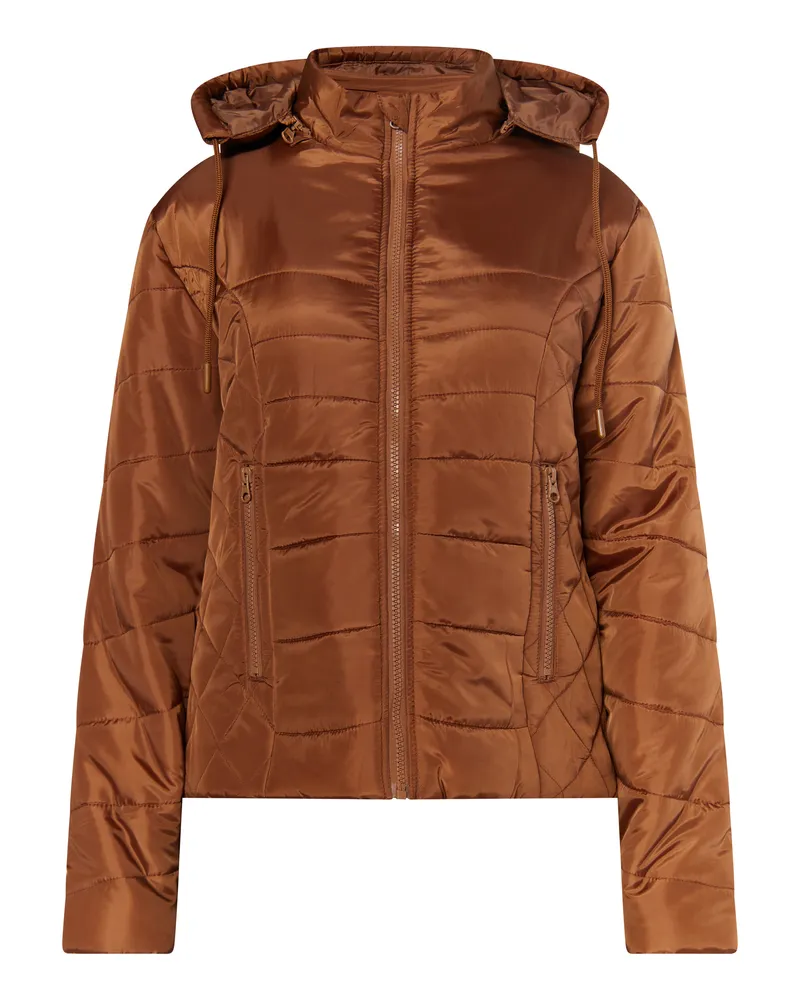 My Mo Leicht wattierte Jacke Damen hellbraun Braun