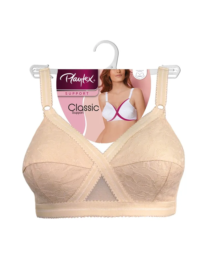 Playtex Cross Your Heart Ungepolsterter Büstenhalter Beige