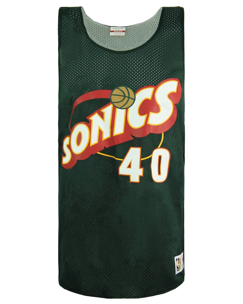 Mitchell & Ness Sonics Shawn Kemp 1196 Reversible Mesh Tank Top Mehrfarbig