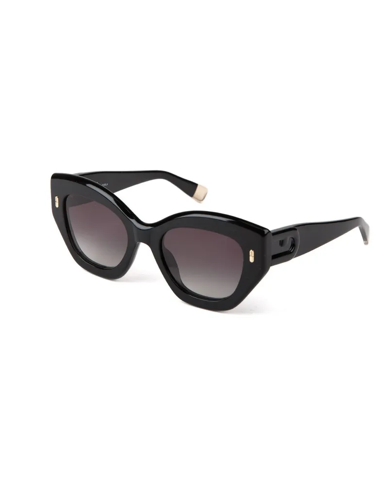Furla Sonnenbrille, glänzend - Schwarz Schwarz