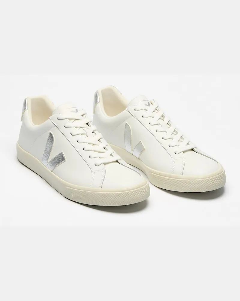 VEJA Esplar Leder-Sneaker - Weiß Weiß