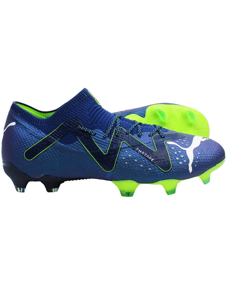 Puma Future Ultimate Low Blaue Herren-Fußballschuhe Blau