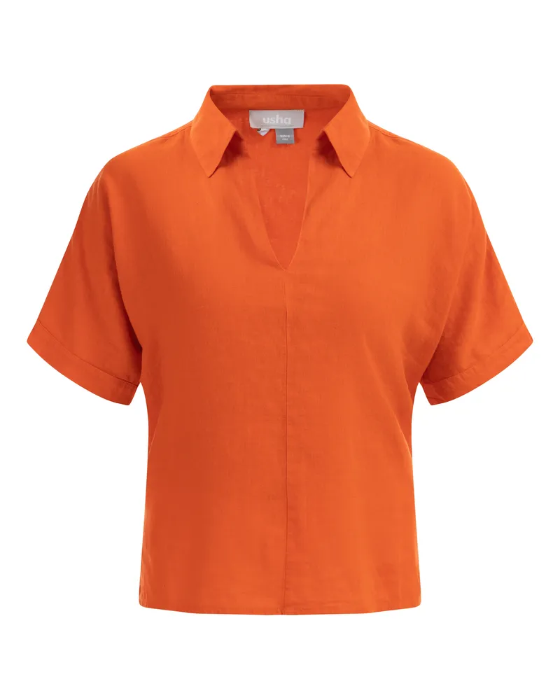 Usha Blusenshirt Damen orange Orange