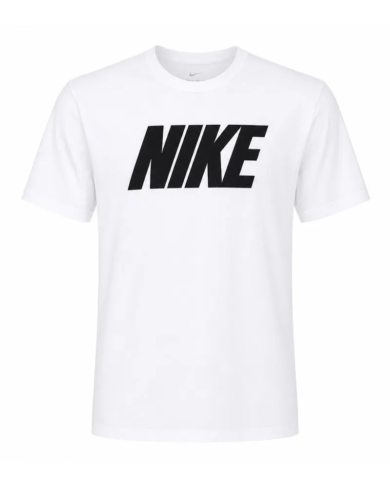 Nike Sportswear Herren Icon Block Weißes T-shirt Weiß
