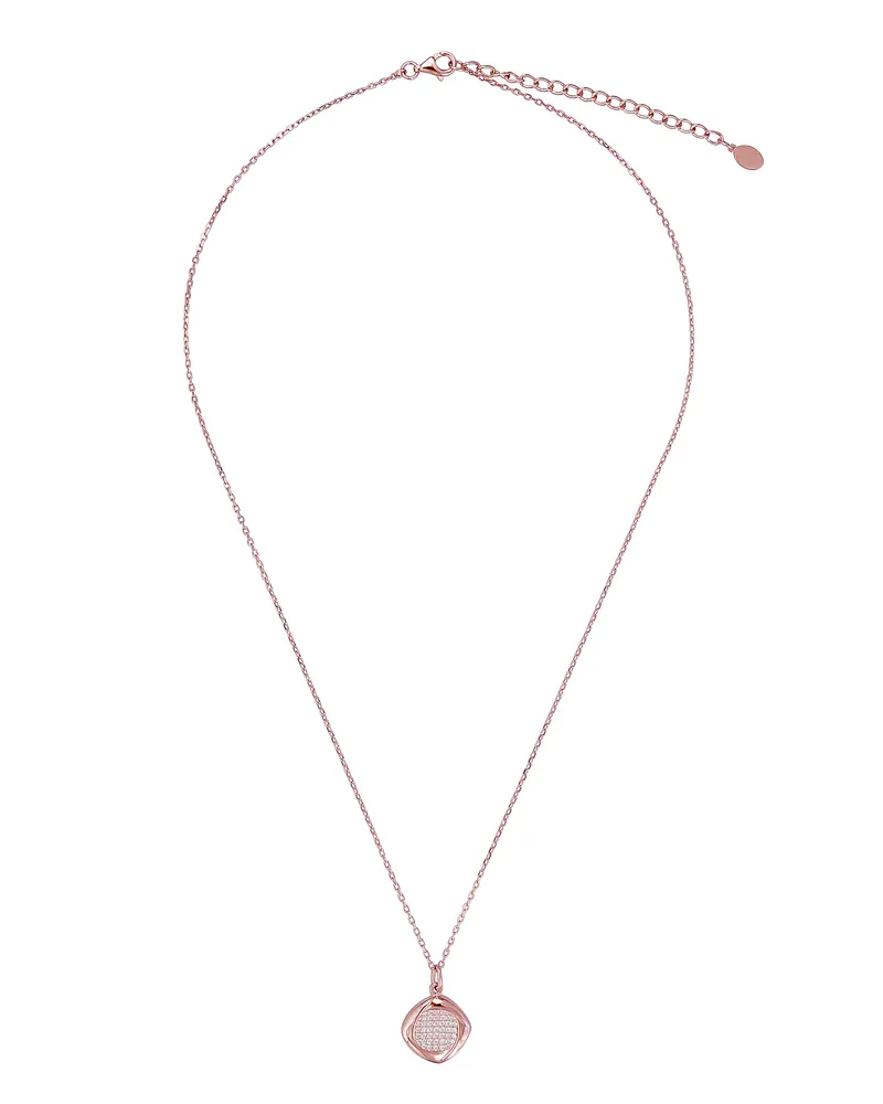 Orphelia Amalia' Damenkette mit Anhänger aus 925er Sterlingsilber, Rosé, ZH-7442 Rosé