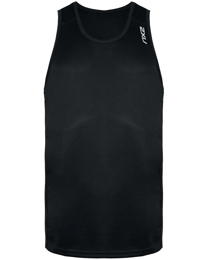 2XU BSR Active Singulet Mens Black Top Schwarz