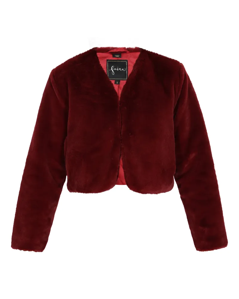 FAINA Jacke Damen weinrot Weinrot