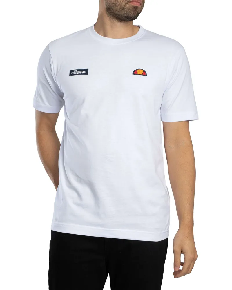 Ellesse Floran T-Shirt, Weiß Weiß