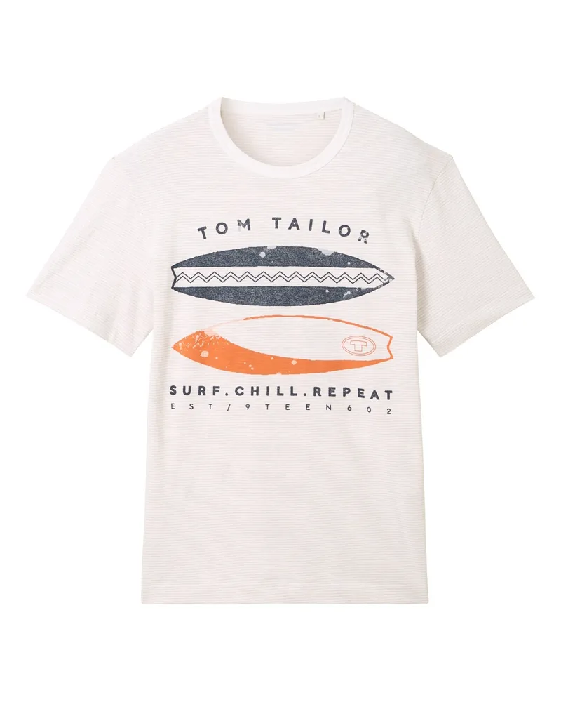 Tom Tailor T-Shirt Weiß