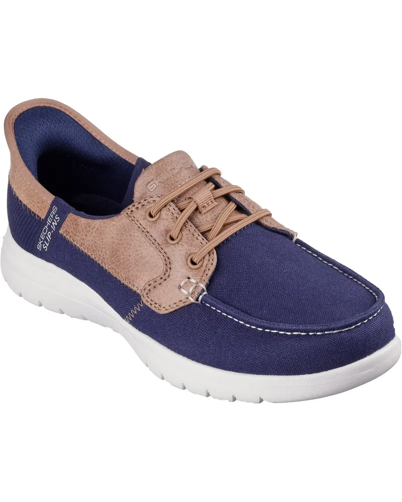 Skechers On-the-GO Flex - Palmilla Bootsschuh Marineblau