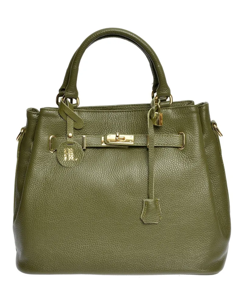 Anna Luchini Grün Rindsledertasche Grün