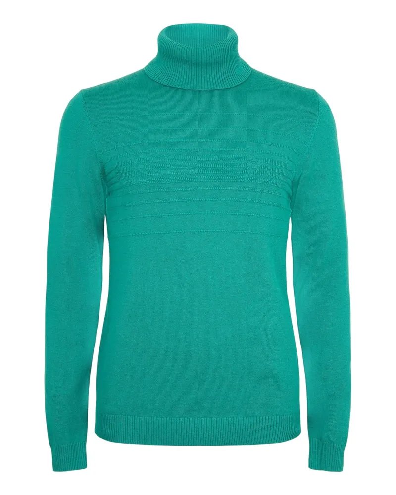 HUGO BOSS Oberteil für Herren, Rollkragen, Jerseyware (Grün Grün