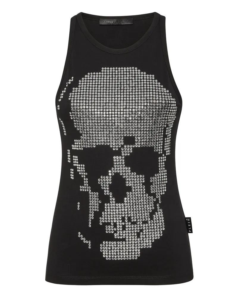 Philipp Plein Tanktop Skull Schwarz