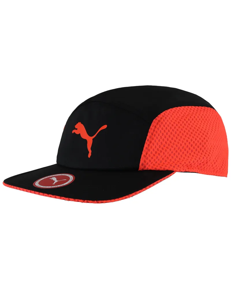 Puma Black Orange Disc Unisex Erwachsene Fit Runner Cap 021019 03 Mehrfarbig