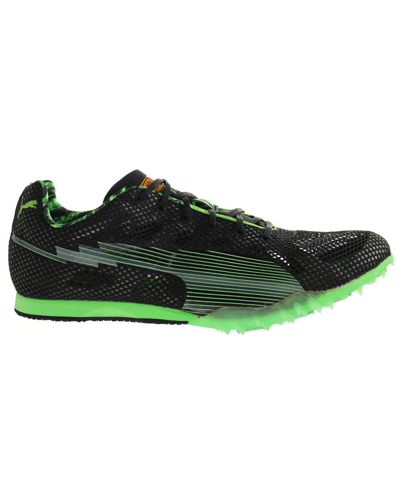 Puma Bolt Evospeed Mid Dist Black Herren Running Trainer Schwarz