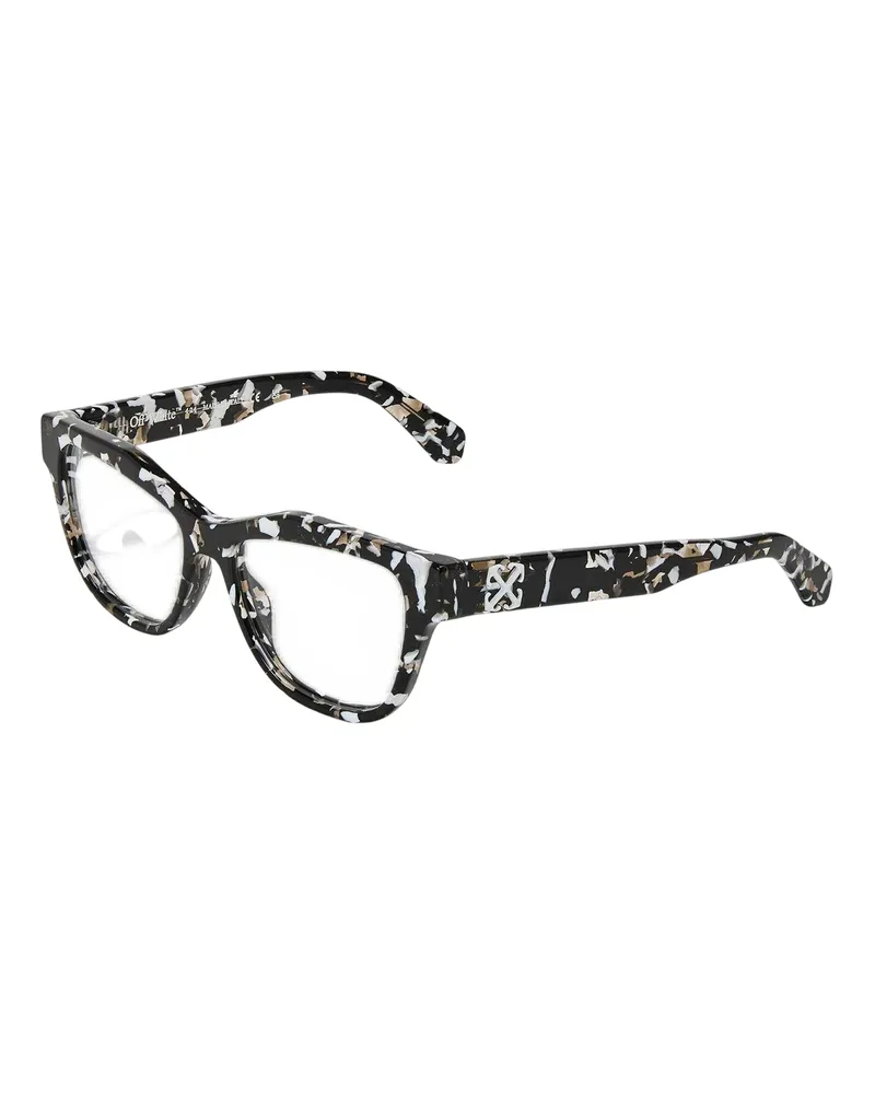 OFF-WHITE Off White - "Style 7g" Gefleckt-Sonnenbrille für Herren/Damen Unisex (Braun Orange