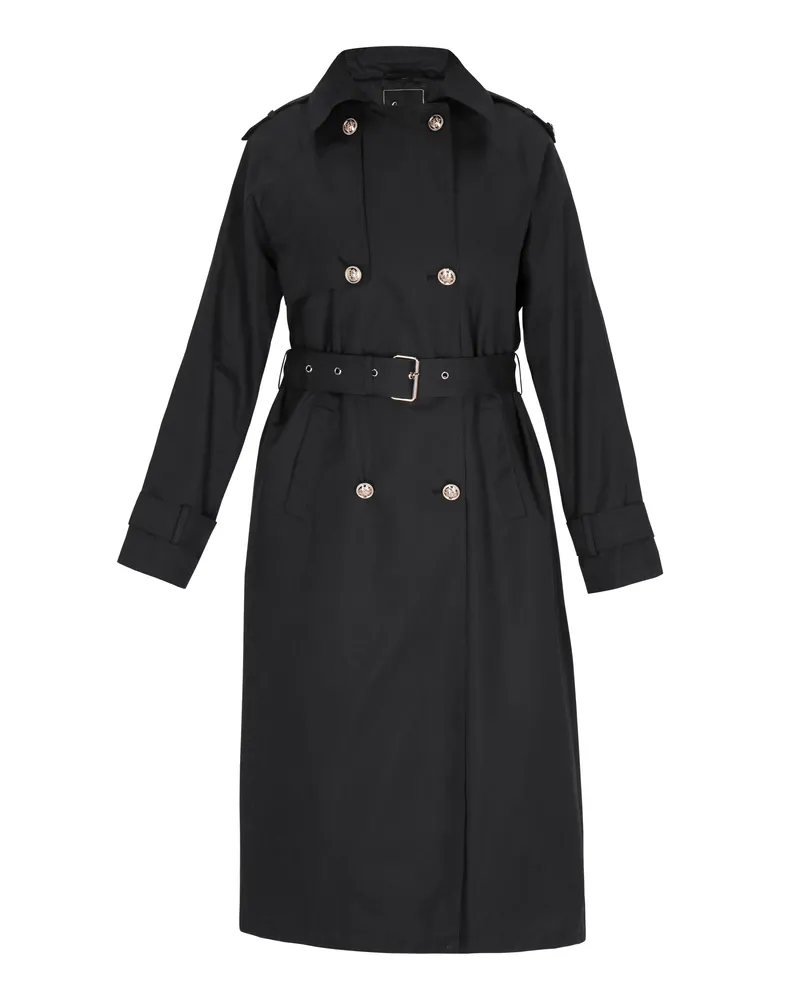 FAINA Mantel Frauen Schwarz Schwarz