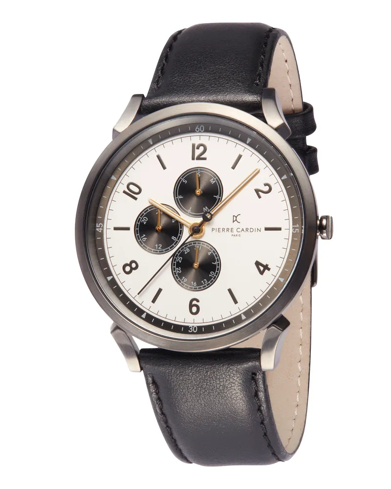 Pierre Cardin Pigalle Nine Schwarz Herren Armbanduhr CPI.2040 Schwarz