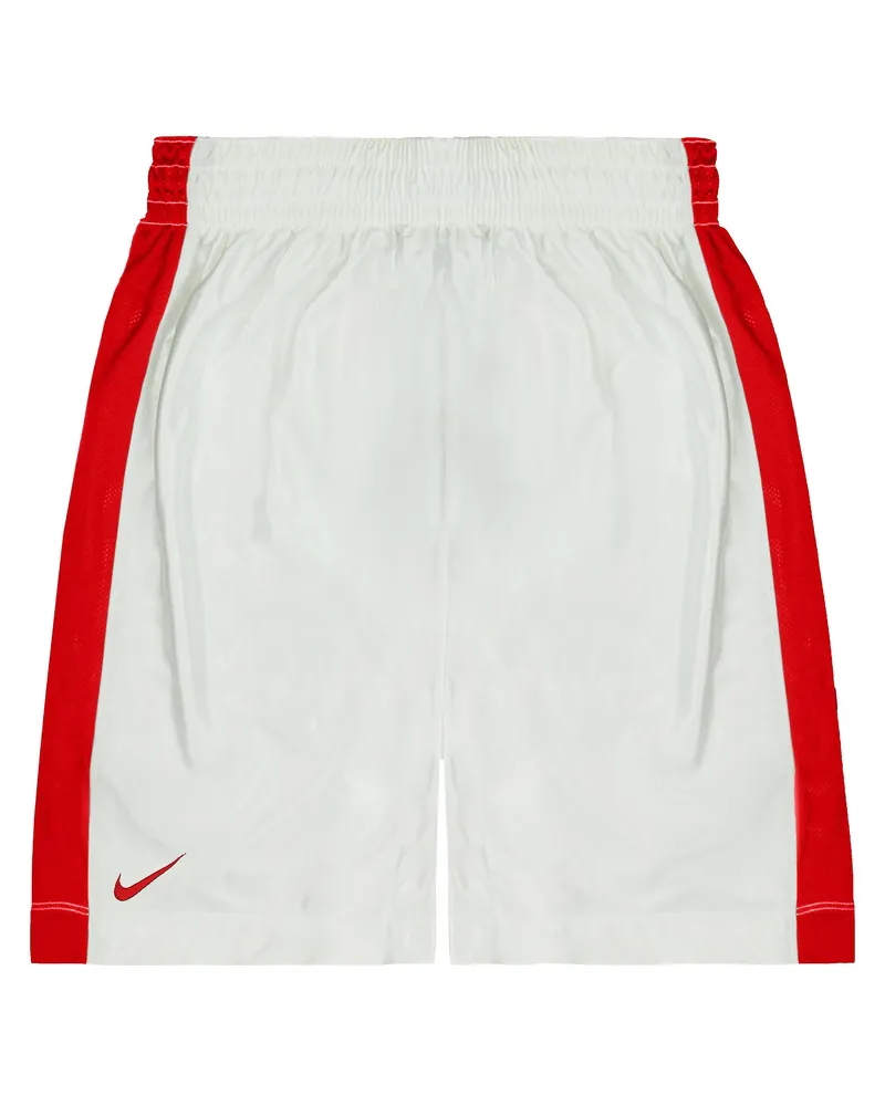 Nike Dri-Fit Supreme Basketball Shorts White Womens Stretch Bottoms 119803 101 Weiß