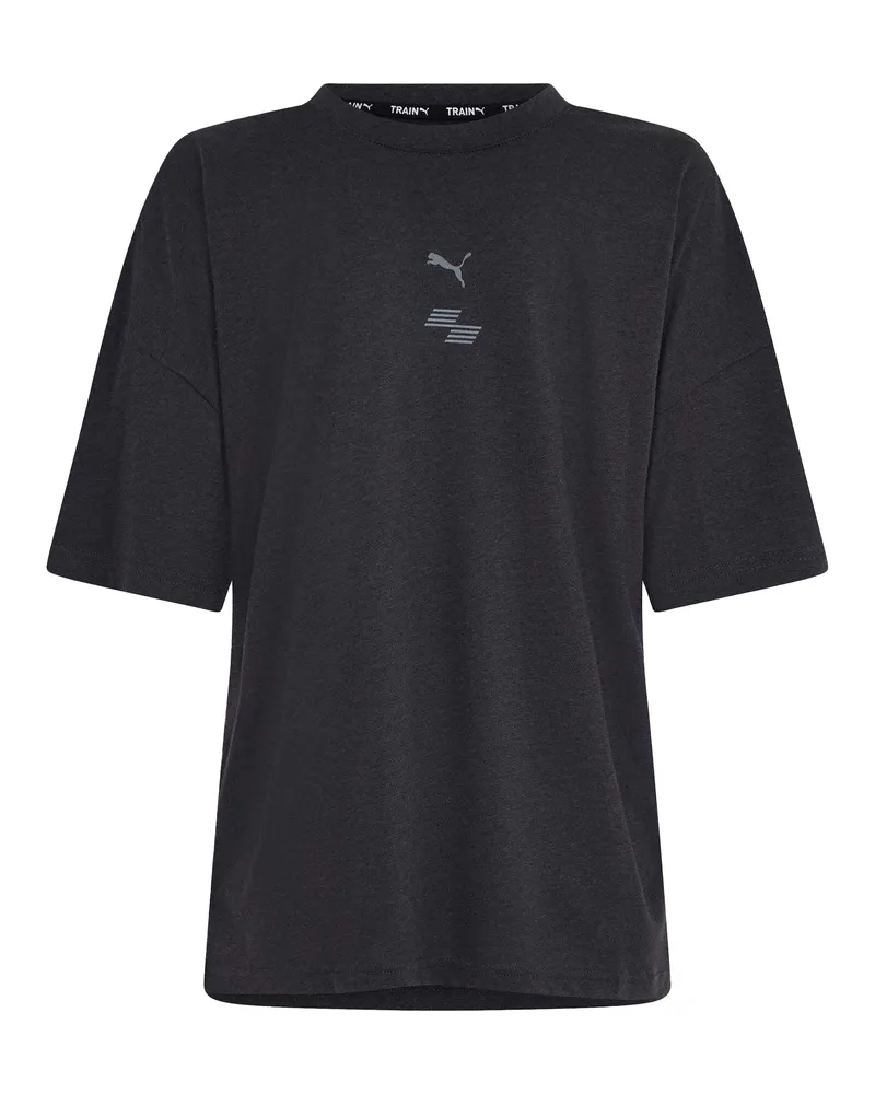 Puma Hyrox" T-Shirt für Damen, Hochleistungsmaterial (Dunkelgrau Grau
