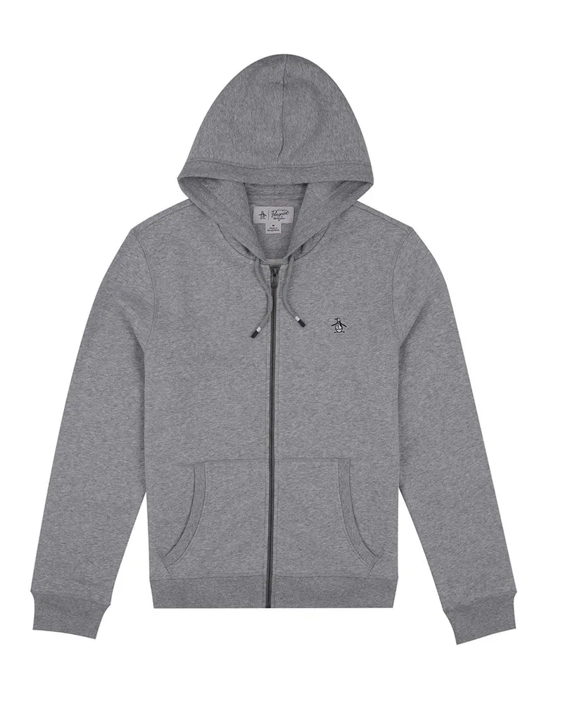 Original Penguin Pete" Kapuzenpullover für Herren, Regulär (Grau meliert Grau