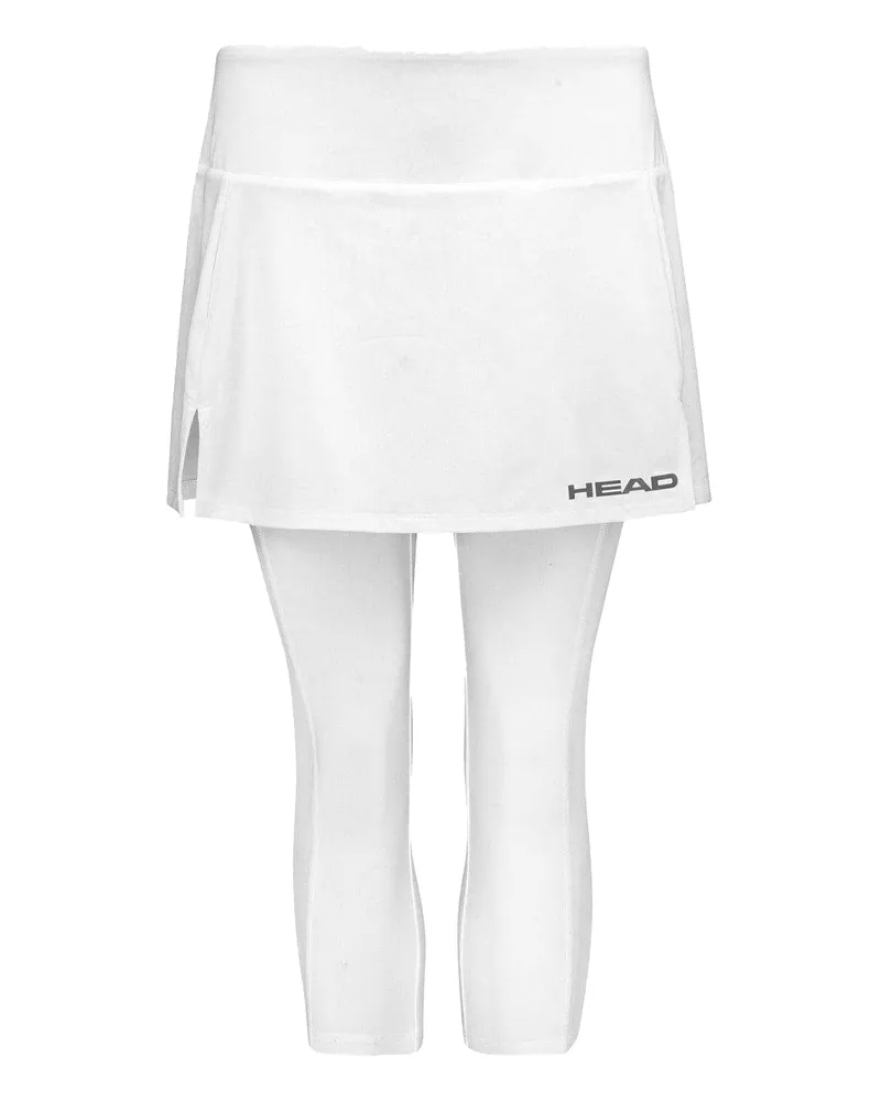 Head Hosenrock für Damen , Tennis (Weiß Weiß