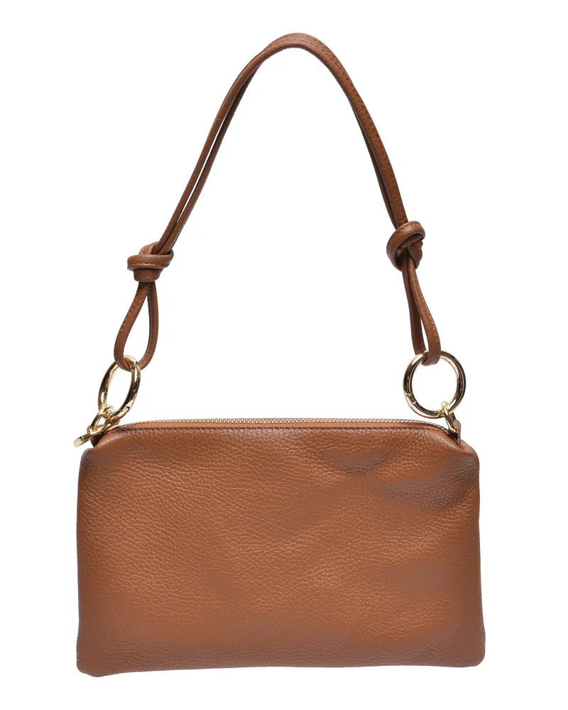 Anna Luchini Braun Rindsledertasche Braun