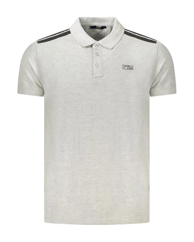 Roberto Cavalli Cotton Polohemd für Herren - Grau Grau