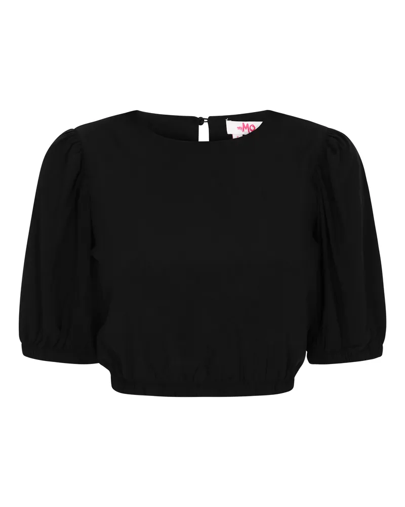 My Mo Bluse Frauen Schwarz Schwarz