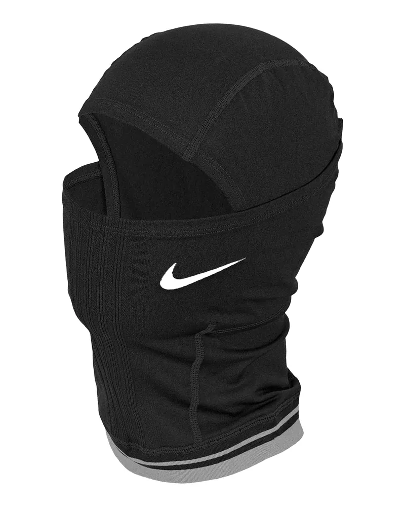 Nike Hyperwarm" Sturmhaube, Jerseyware (Schwarz Schwarz