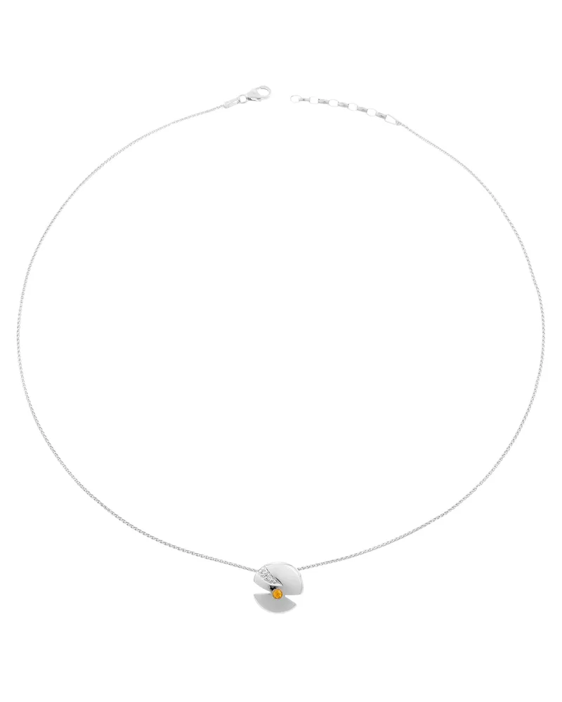Orphelia Damen-Kette aus 925er Sterlingsilber mit Anhänger – Silber ZH-4369 Silber