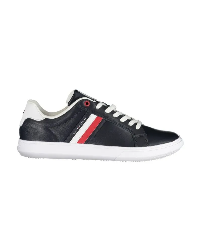 Tommy Hilfiger Leder Sneakers Fm0fm03774 Dunkelblau