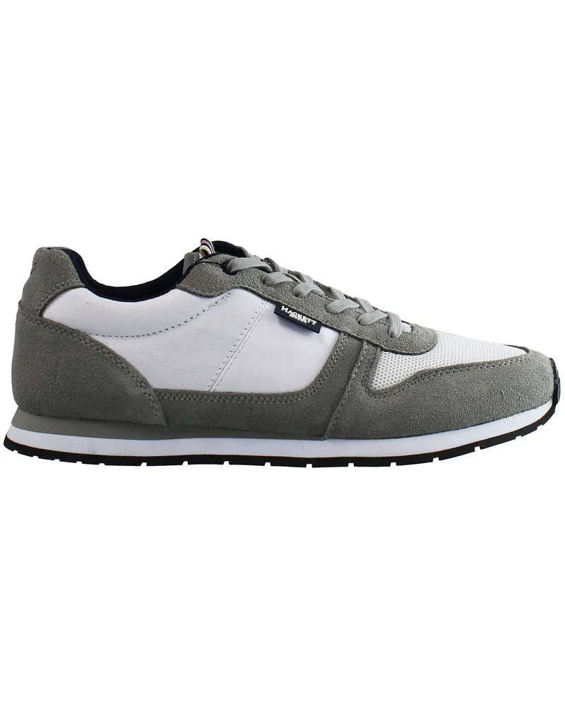 Hackett Hackett Öten Männer weiß/graue Trainer Grau