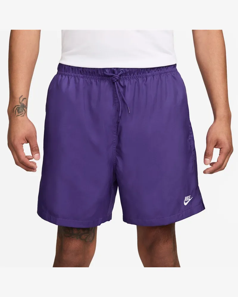 Nike Club Flow" Trainingsshorts für Herren (Violett Dunkelblau