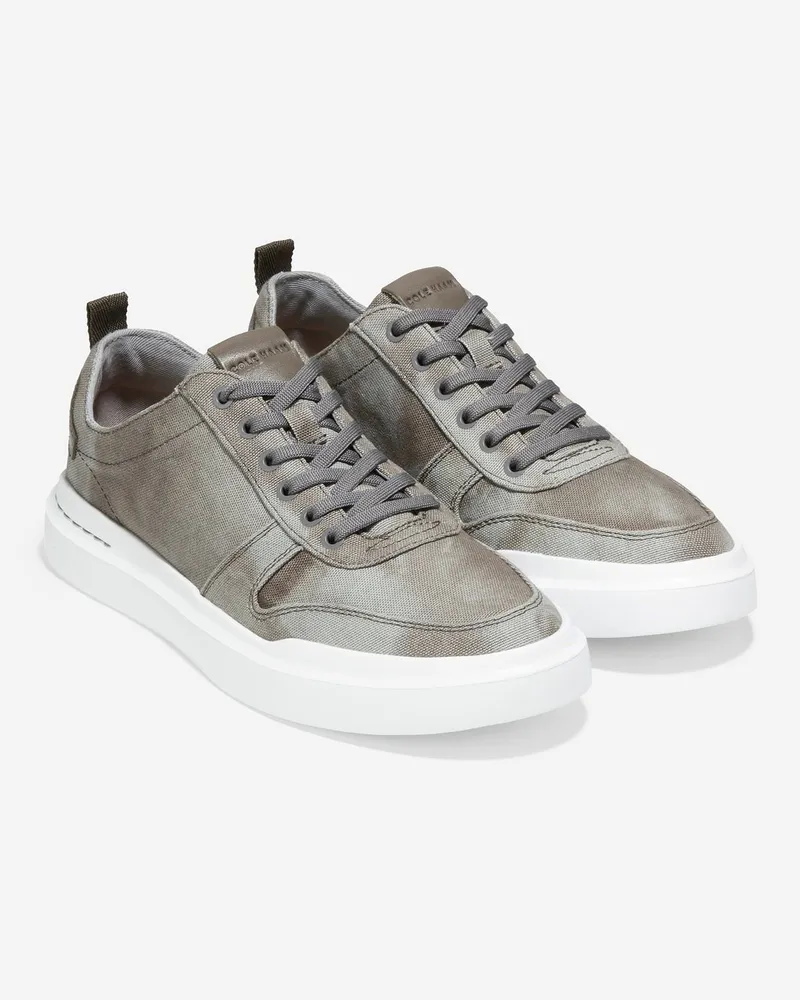 COLE HAAN GrandPro Rally Canvas 100% Baumwolle Männer Grünblatt/Optic Weiß Trainer Grün