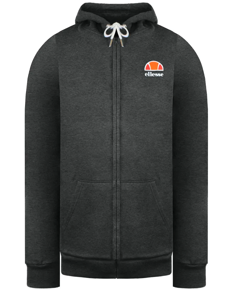 Ellesse Vollzipjacke für Herren in Dunkelgrau Anthrazit