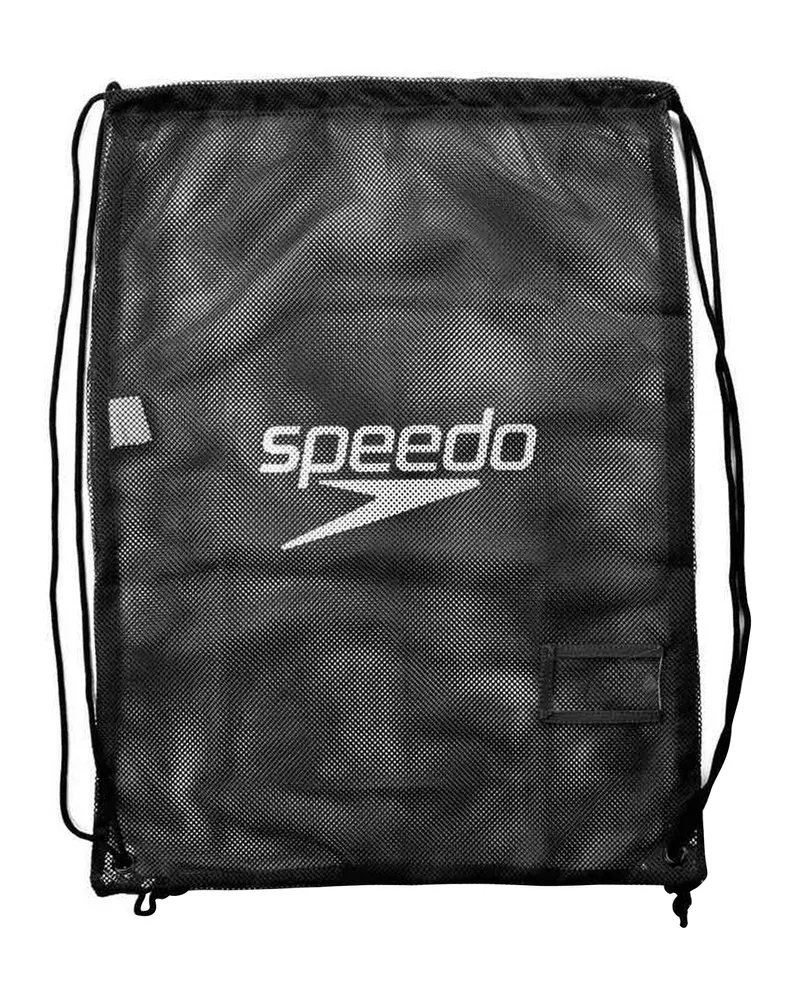 Speedo Tasche, Netzmaterial (Schwarz/Weiß Schwarz
