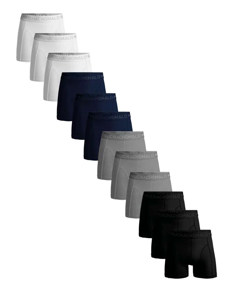 Muchachomalo Herren Boxershorts – 12er-Pack – Herren Unterhosen Mehrfarbig