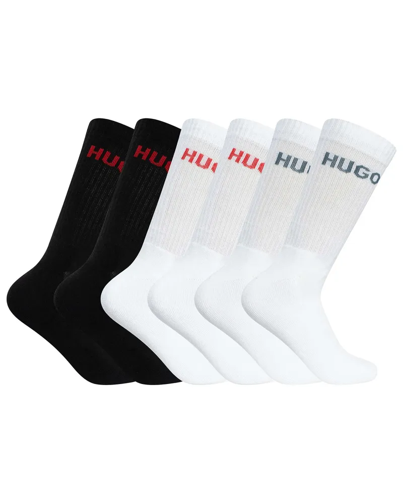 HUGO BOSS 6er-Pack Viertelstrümpfe für Damen - Mehrfarbig Mehrfarbig