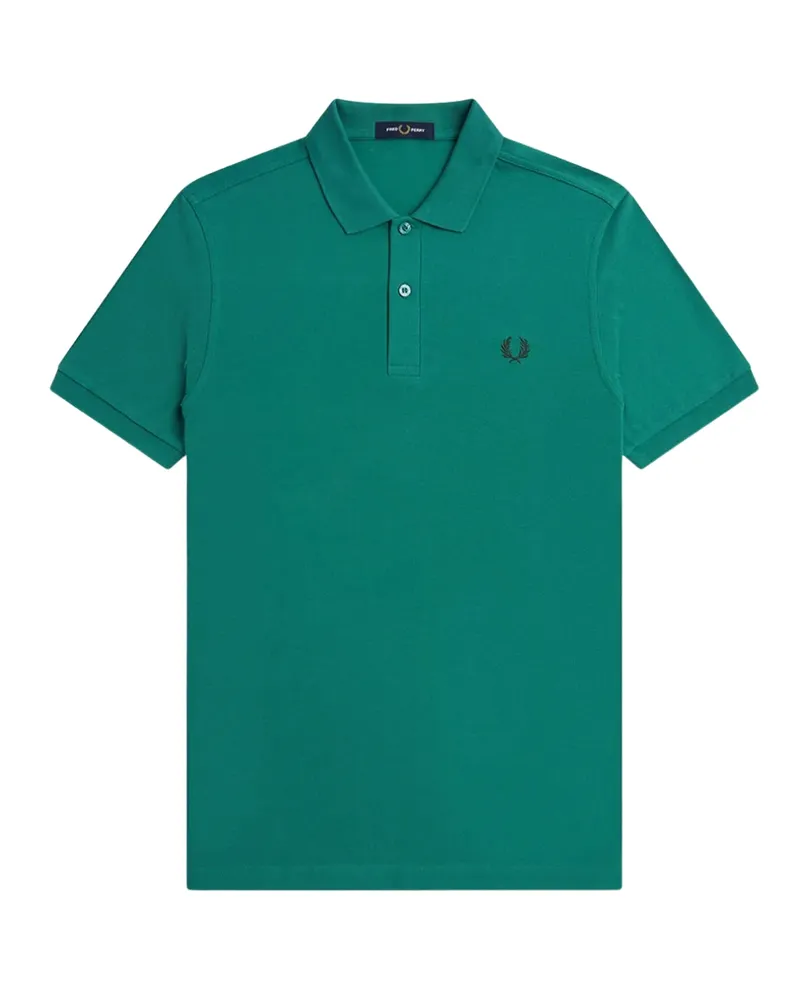 Fred Perry Polohemd In Tiefmint Grün