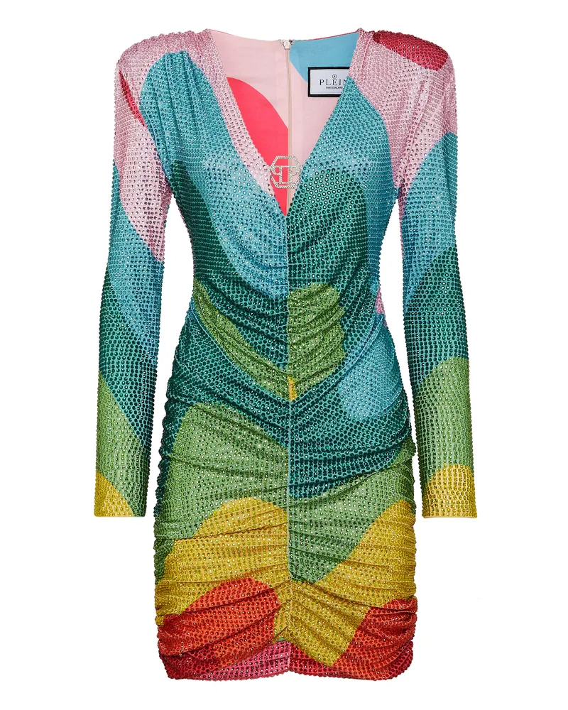 Philipp Plein Minikleid Mehrfarbig