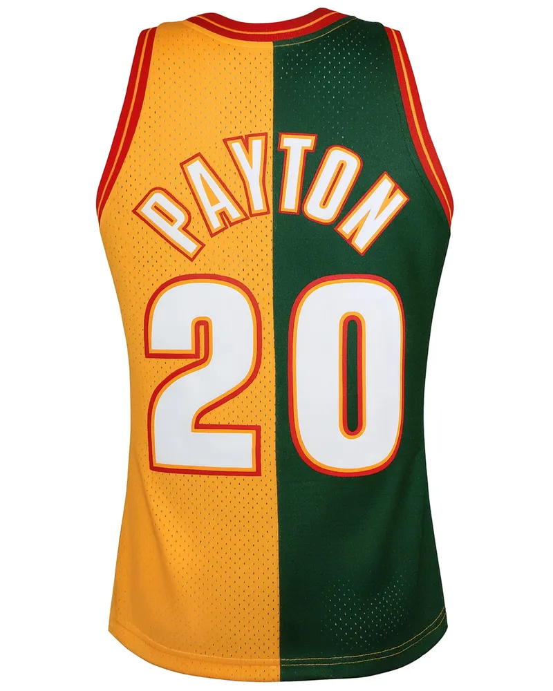Mitchell & Ness NBA Seattle SuperSonics 20 Payton Swingman-Trikot Gelb