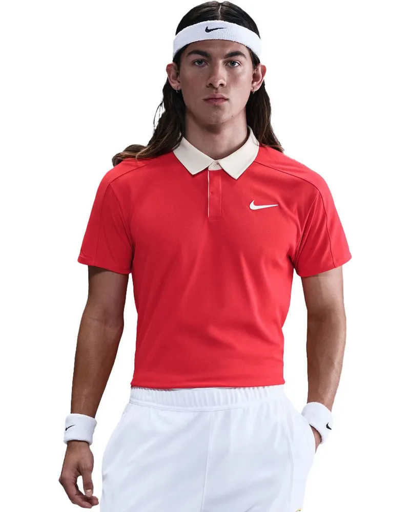 Nike Top für Herren, Performance (Purpur/Weiß Weiß